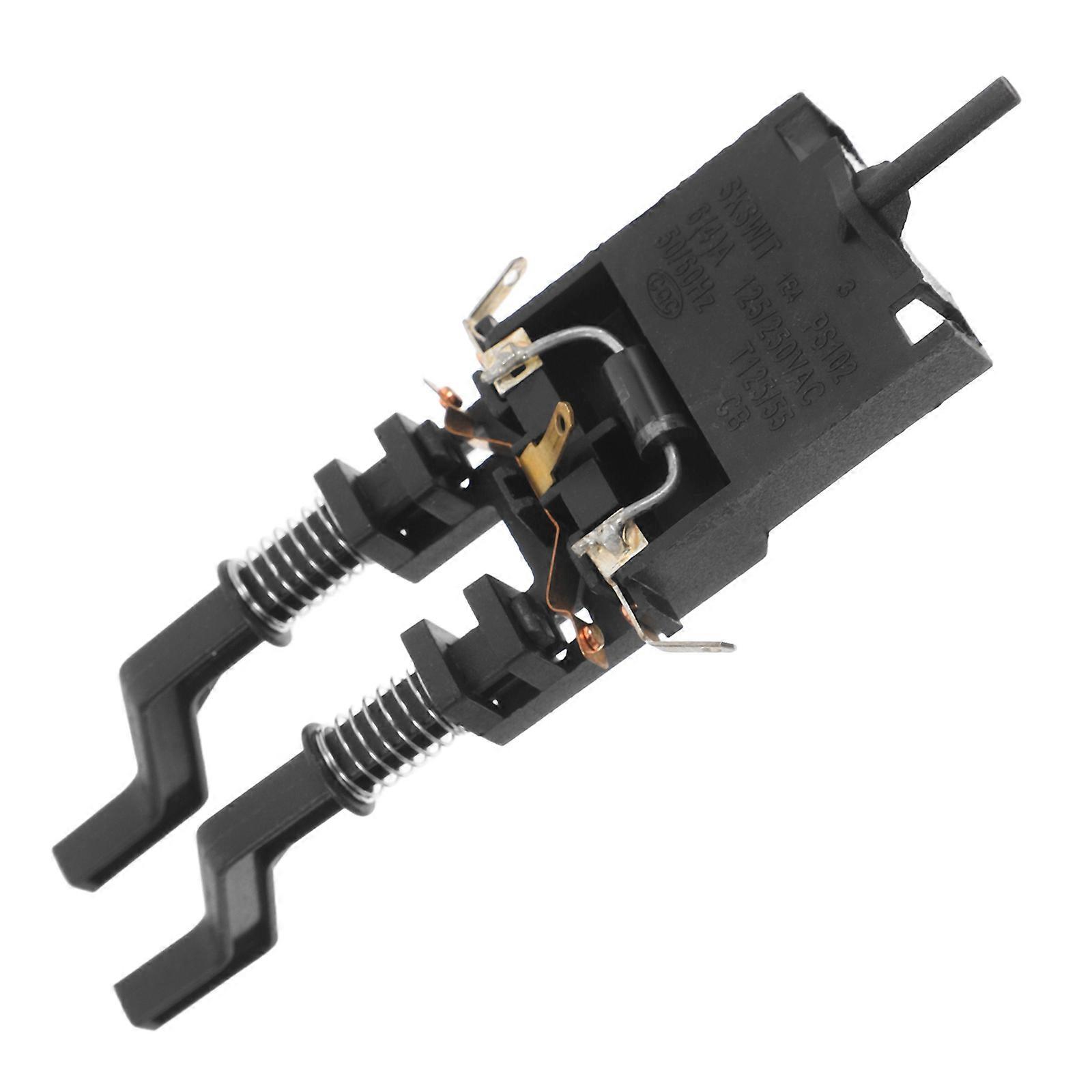 Trigger Power Switch Adjustable Meat Grinder for Commercial Use Plastic Metal Black with High Precision 1Set