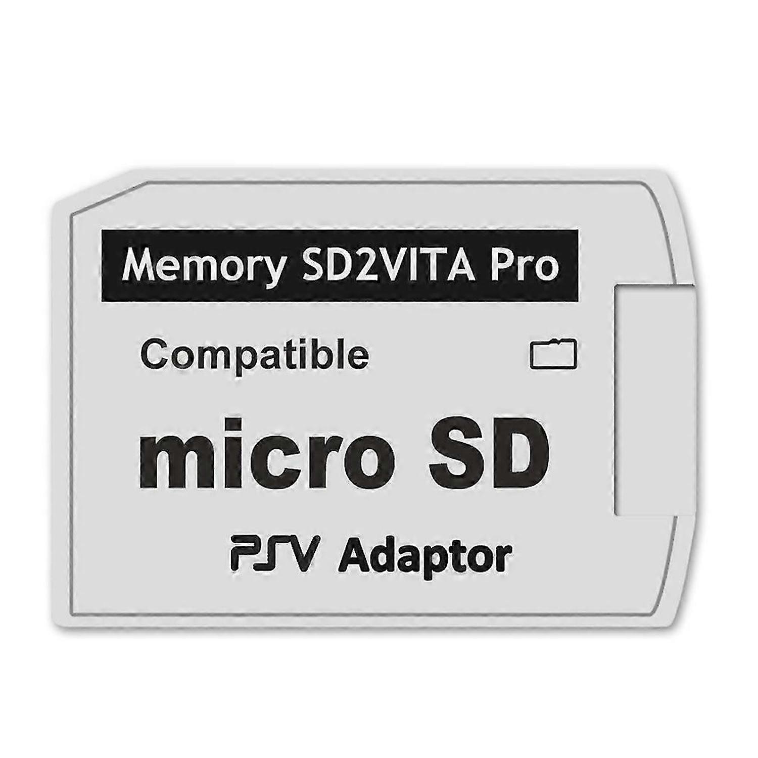 SD2Vita 5.0 Memory Card Adapter, for PSVSD Micro-SD Adapter for PSV 1000/2000 PSTV FW 3.60 HENkaku S