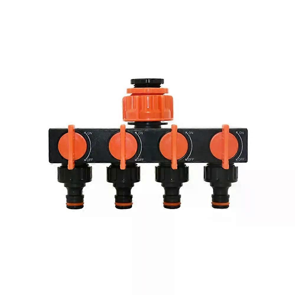 Valve Splitter 3/4 Watering Connector Distributor 4 Way Hose Splitters For Water Pipe Hose Pipe Tap Connectors