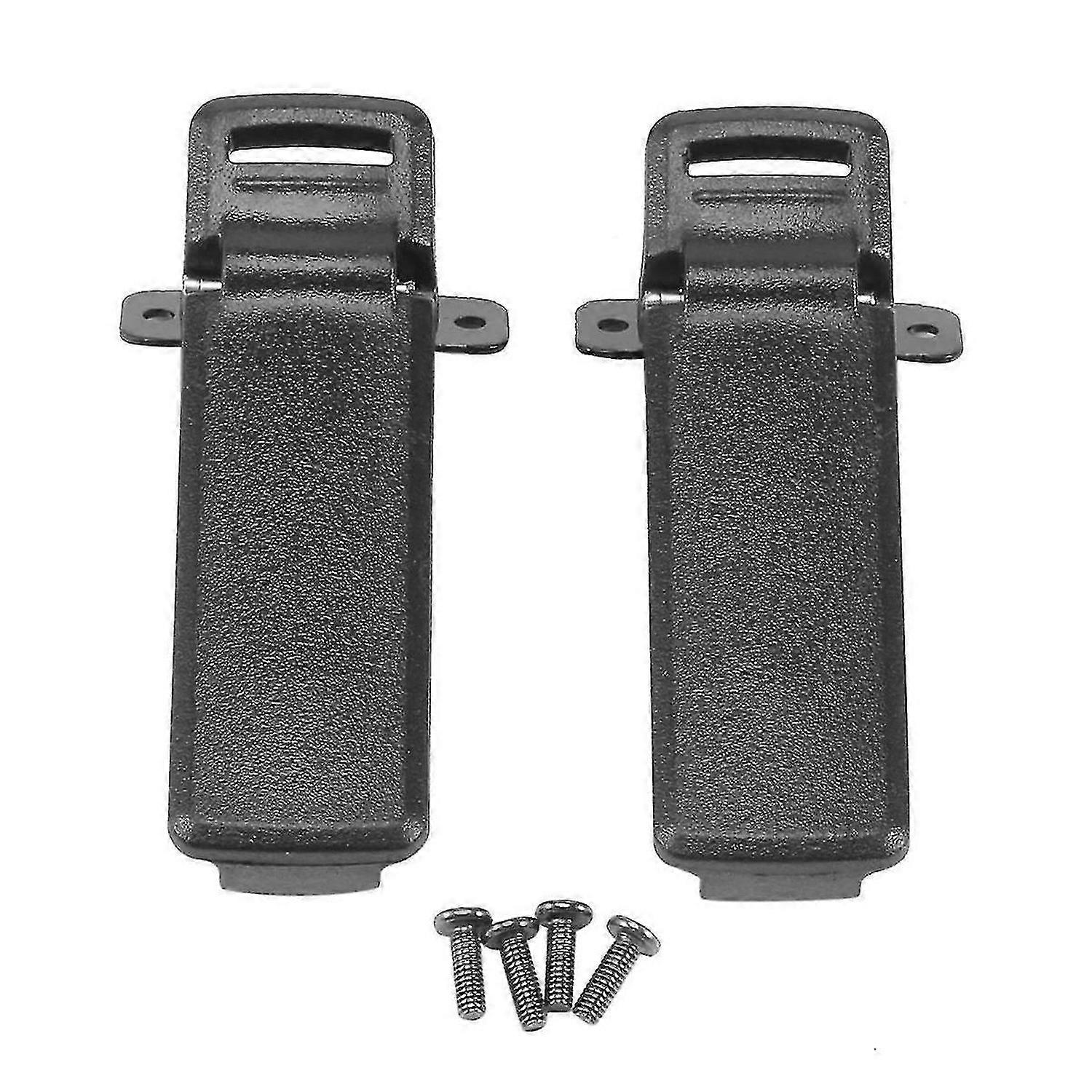2Pcs Walkie Talkie Ersatzteil Zurück Gürtel Clip für 2-weg Radio UV5R Für intercom UV5R / 5RA / 5R + /
