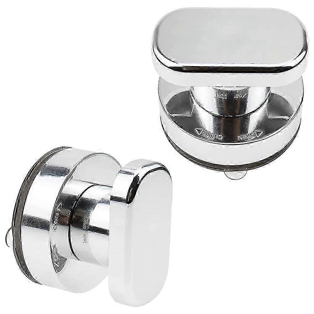 Suction Cup Handle for Door and Drawer - 2 Pieces, Portable for Glass Fridge Door and Cabinet