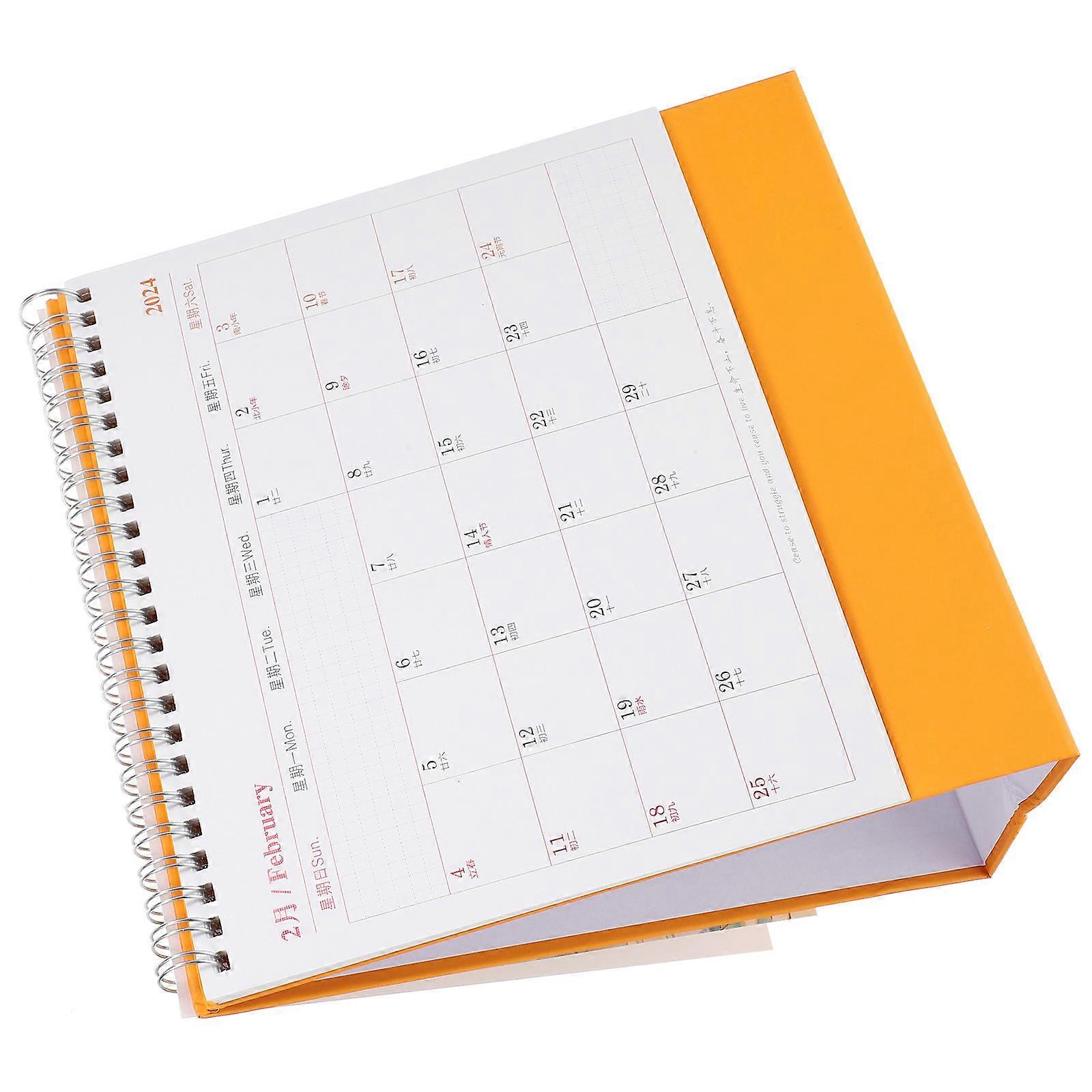 Tai Li Ben Table Calendar for Monthly Planning 2024 Calendar Desktop Use