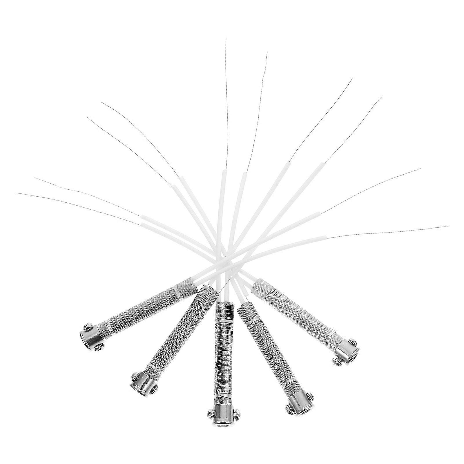 Heating Iron Core 5Pcs Soldering Iron Heating Element For Hobbyists Perfect For Diy Projects With Cylindrical Shape And Easy Replacement