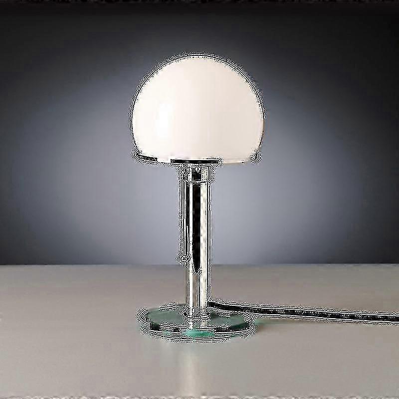 북유럽 침실 침대 옆 Led 테이블 램프 디자이너 바우하우스 램프 거실 독특한 조명을 위한 간단한 유리 테이블 조명