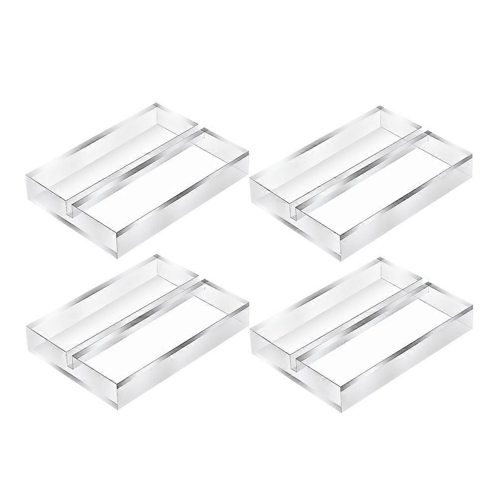 16Pcs Acrylic Stand for Wedding Card Display Clear Transparent Holders