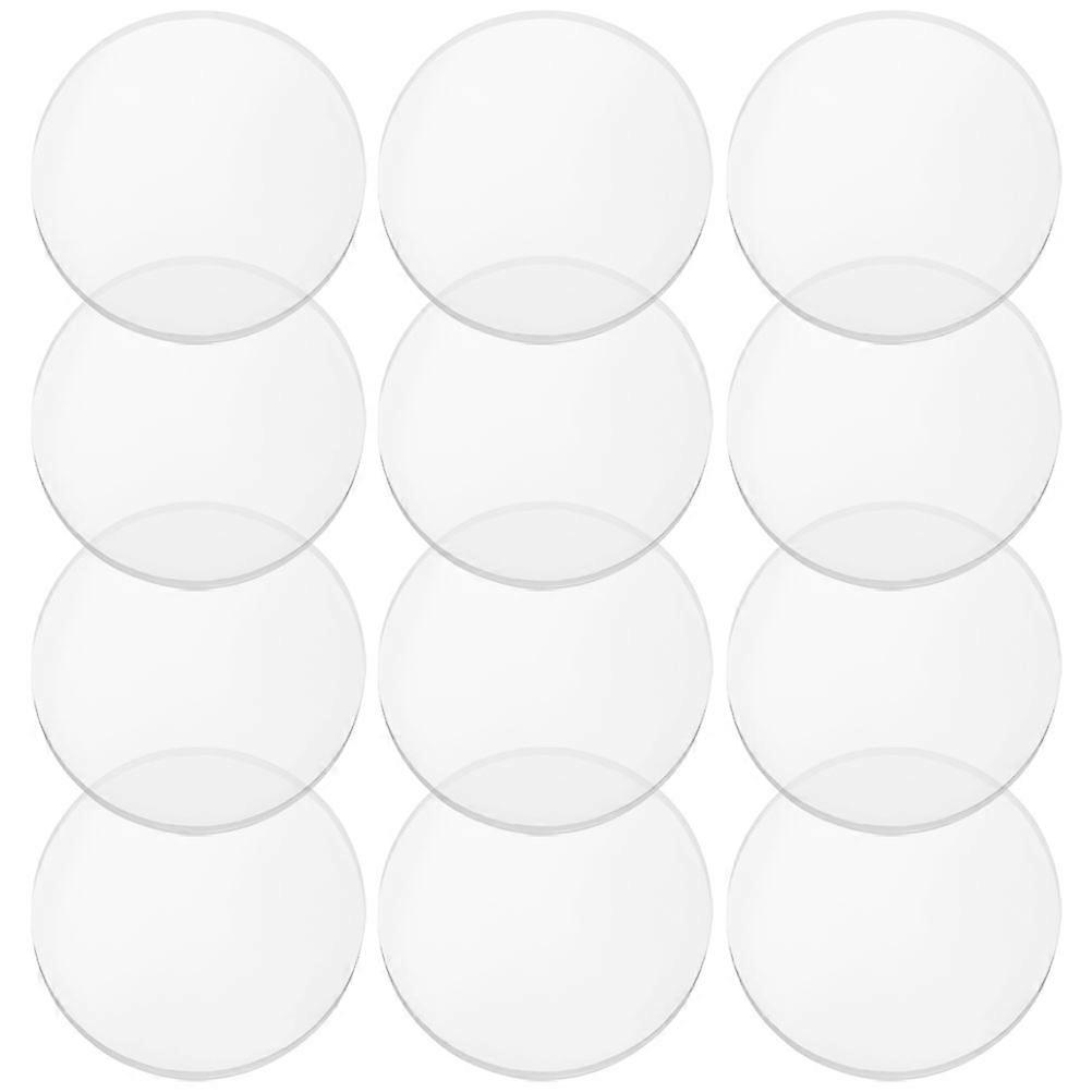 PP Plastic Glass Table Bumpers Transparent for Anti Slip 60 Pieces