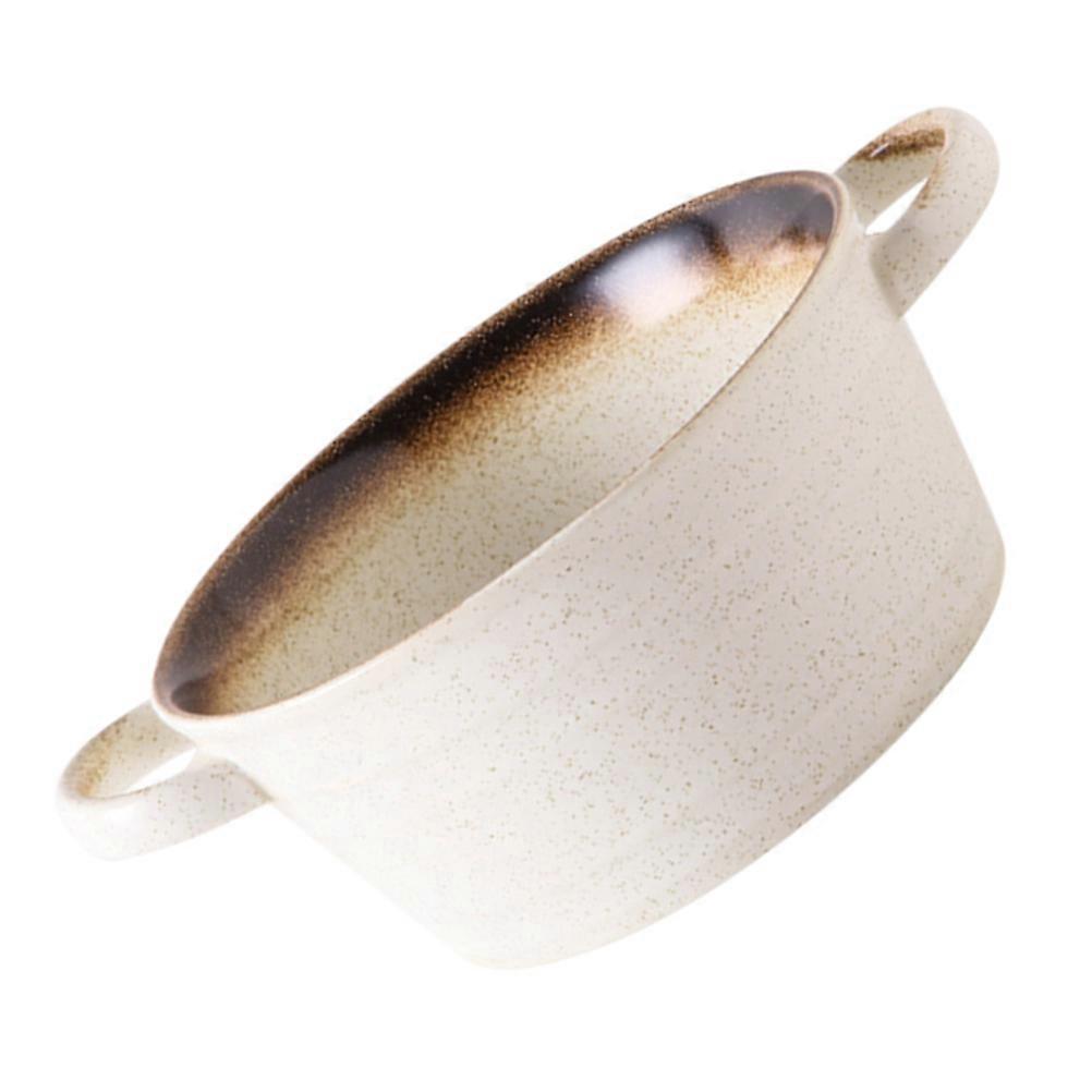 Multi-Use Tableware Noodle Bowls Practical Cooking Ceramic 1Pack