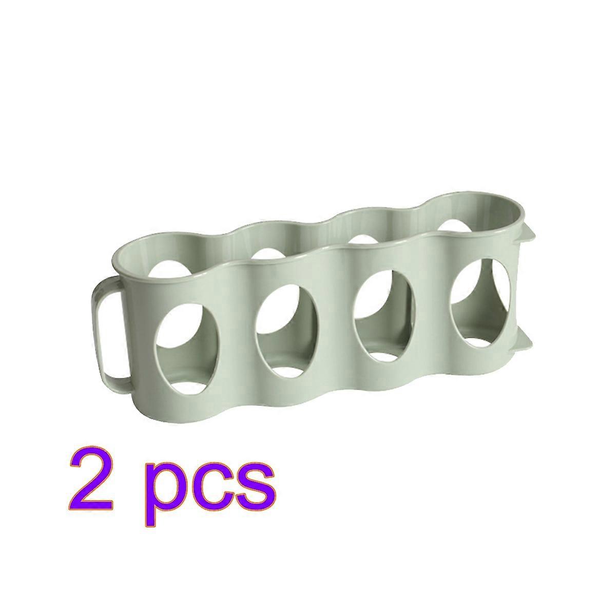 2Pcs Hand Pull Type Refrigerator Organizer Beverage Can Storage Box