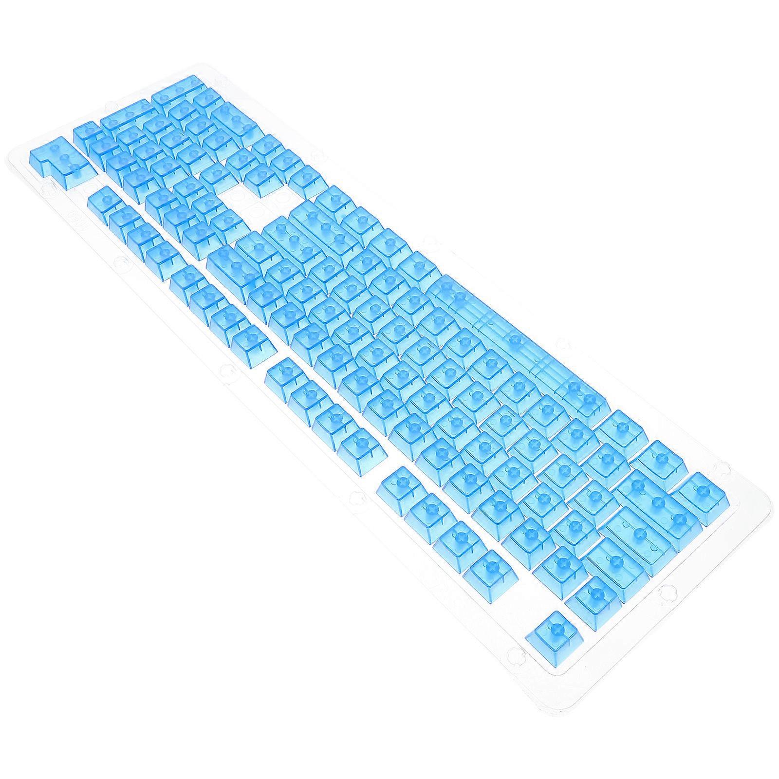 White ABS Keycaps For Mechanical Keyboard 2 Sets Semi-Transparent Keycap Replacement Gaming Accessory Perfect For Gamers