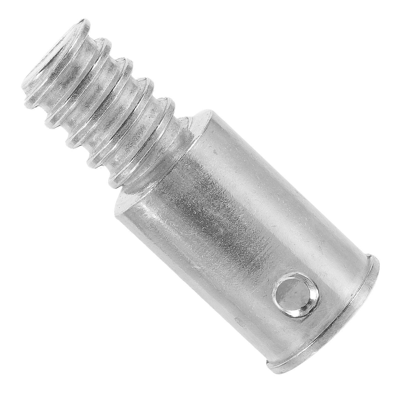 Broom Handle Threaded End Adapter for Fixing 5Pcs Silver Household Use