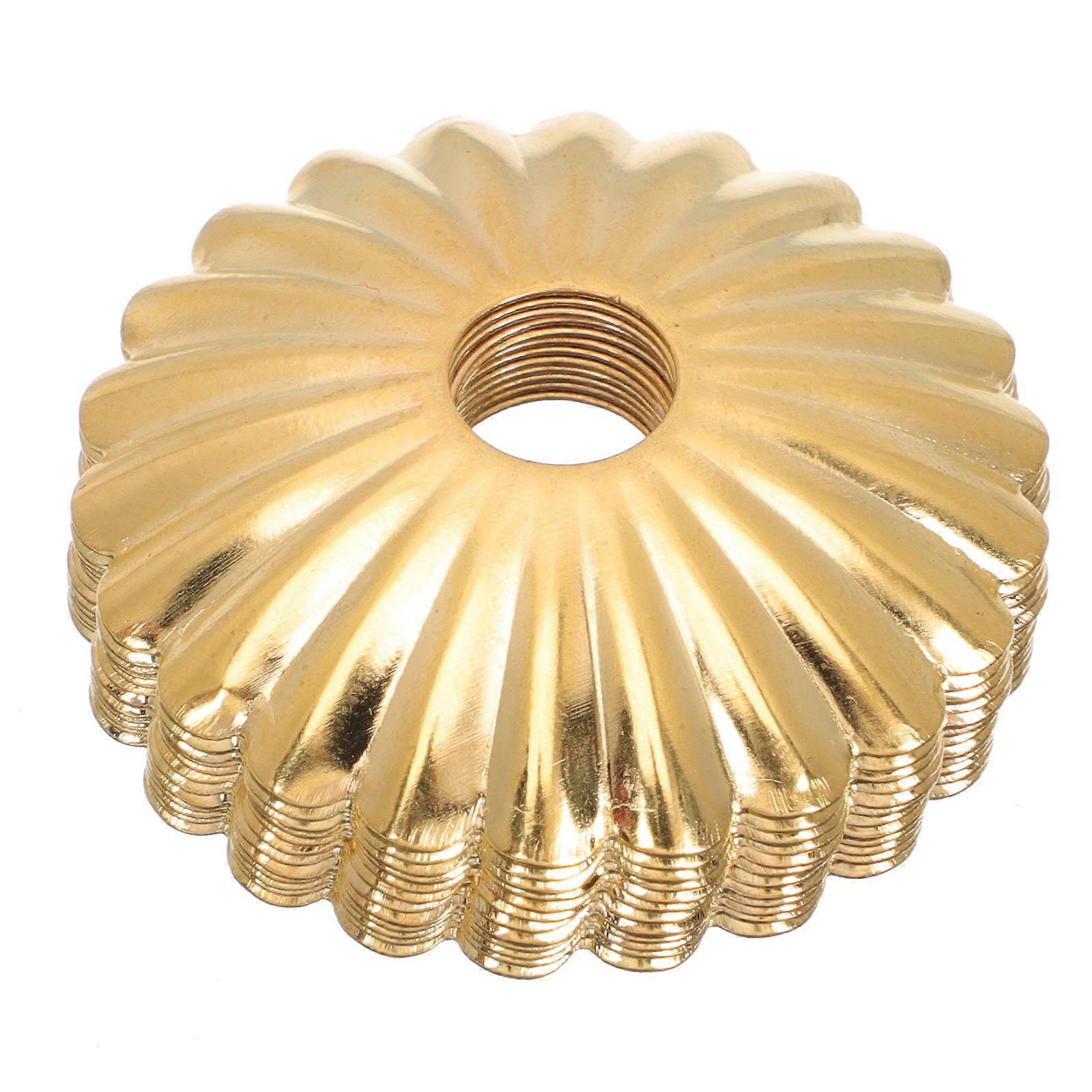 Golden Iron Table Lamp Gasket for Decoration Use 12Pcs
