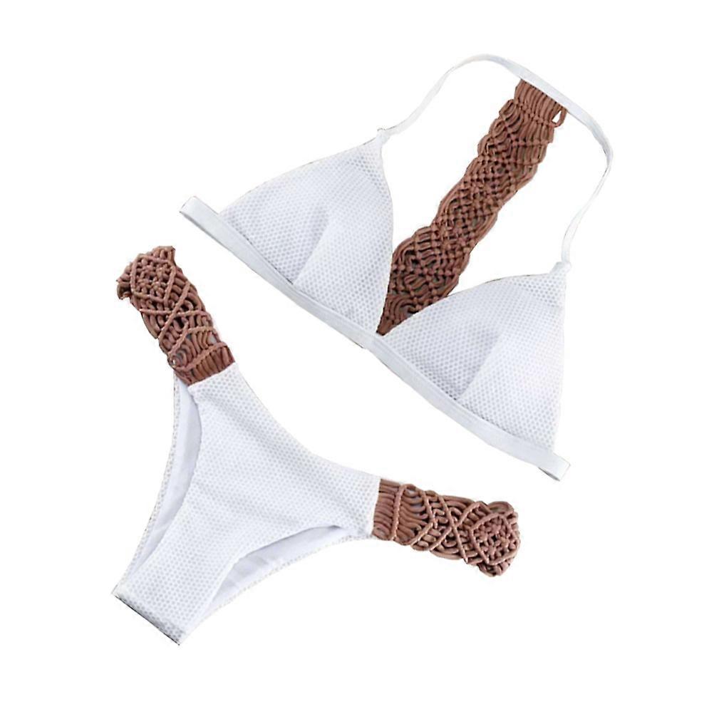 Bathing Suits Women Bikini Braided Design for Summer 2Sets