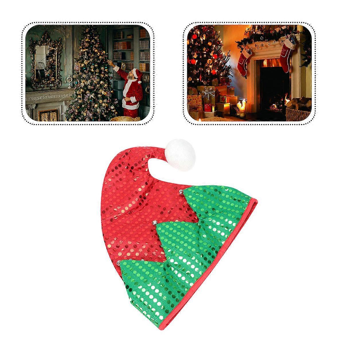 Christmas Party Favors Elf Hat for Party 1Pcs Assorted Color Cloth