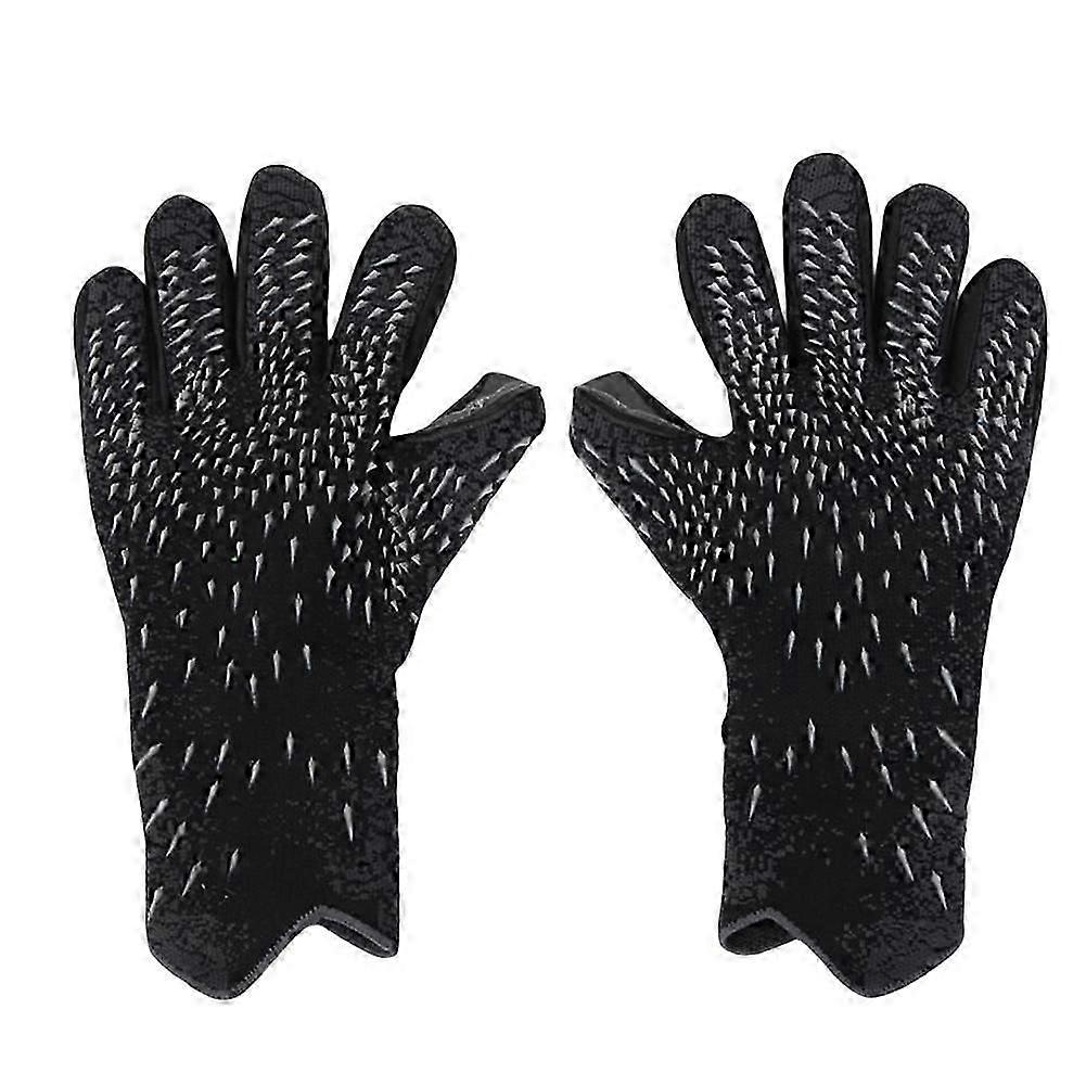 قفازات حارس المرمى المهنية قفازات كرة القدم حماية الأصابع قفازات اللاتكس سميكة