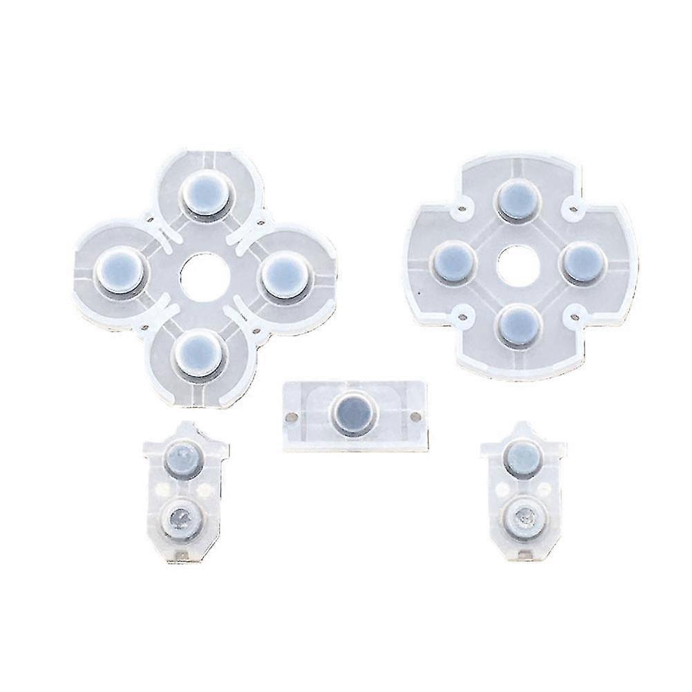 2025 Fiauli Game Replacement Parts Gamepad Button Controller Conductive Pads for SONY PS4