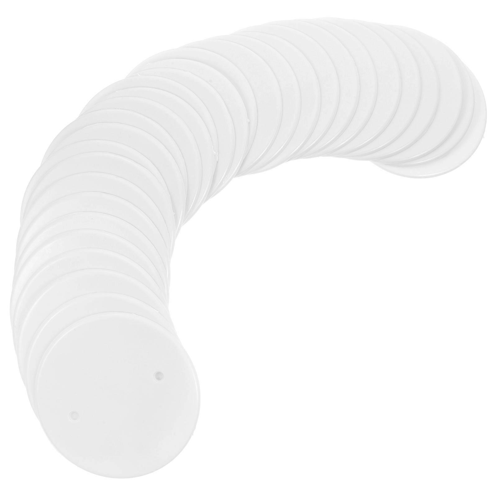 White Ceiling Cover Plate for Power Cable Box Protection 150Pcs