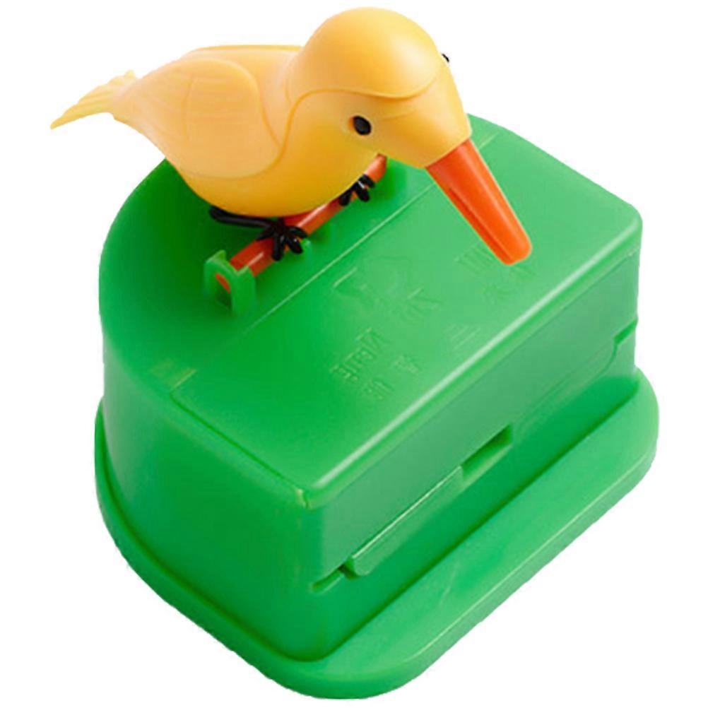 Plastic Automatic Toothpick Holder Bird Toothpick Container for Home 4Pcs