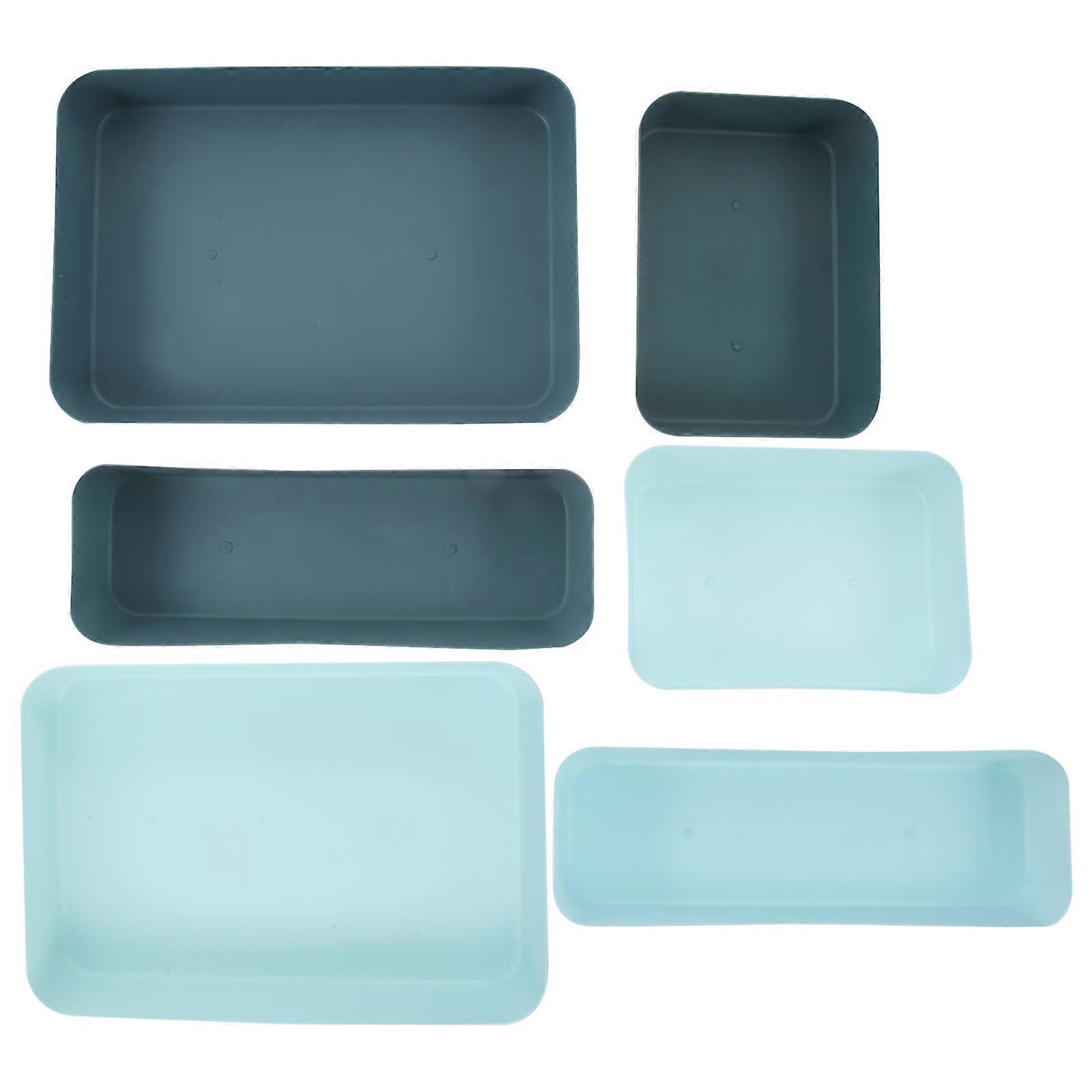 Organization Rectangular Desk Drawer Organizers For Kitchen 18.00X13.00X4.50CM Storage 18Pcs