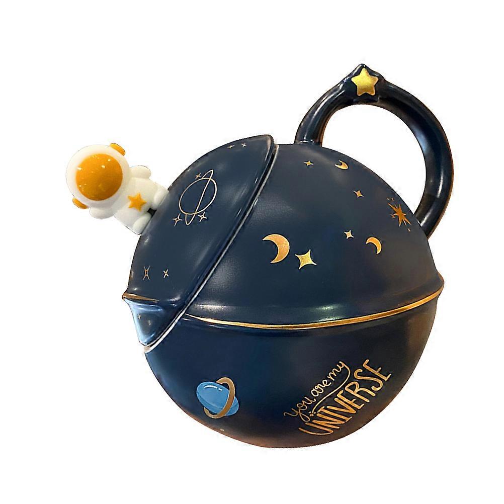 Planet Design Water Cup Coffee Mug for 2Sets with Decorative Lid