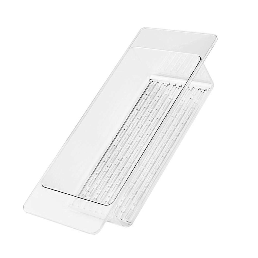 Kitchen Sink Basket Plastic for Draining Vegetables 2Pcs Transparent