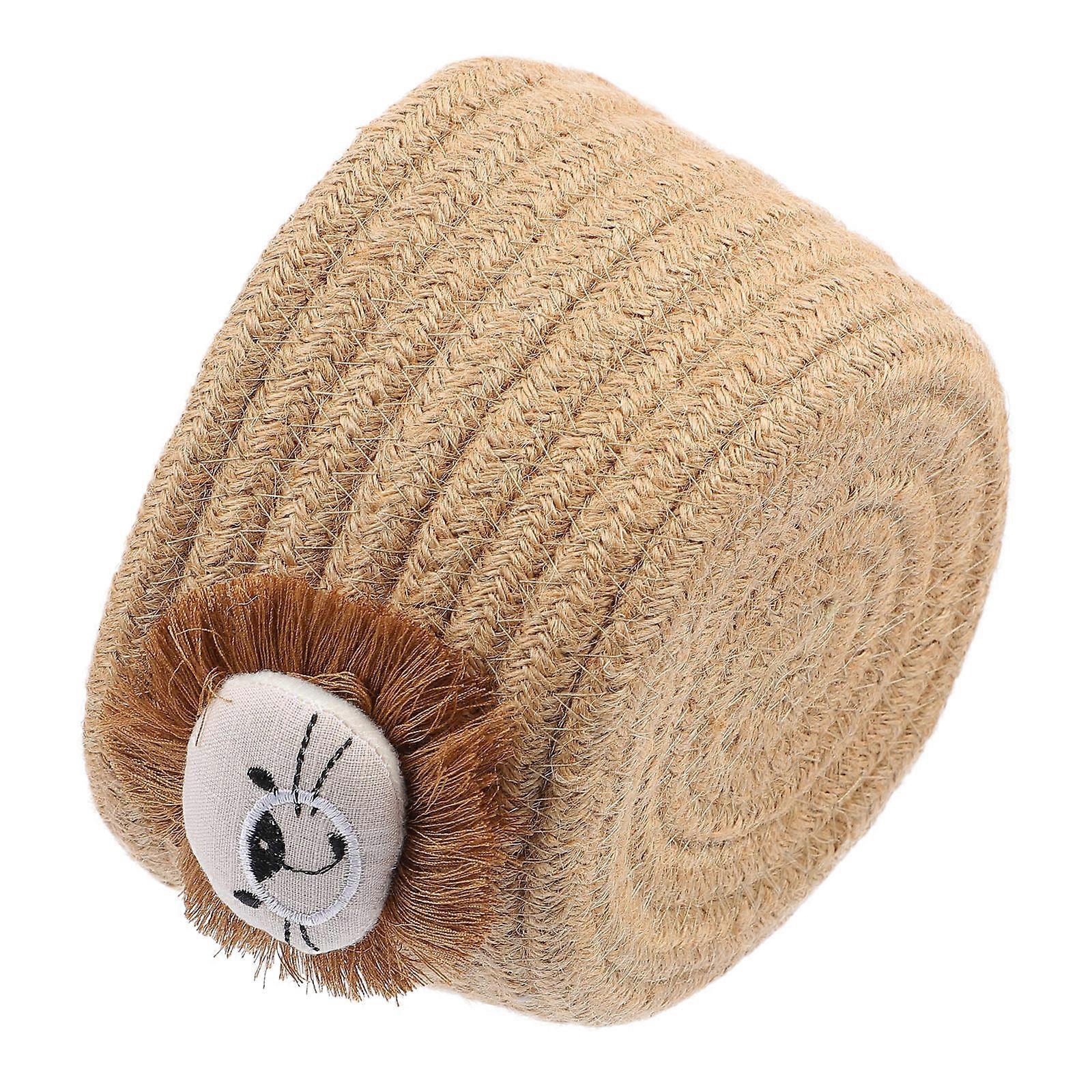 Cotton Woven Basket for Sundries Storage with 2Pcs Multipurpose Organizer