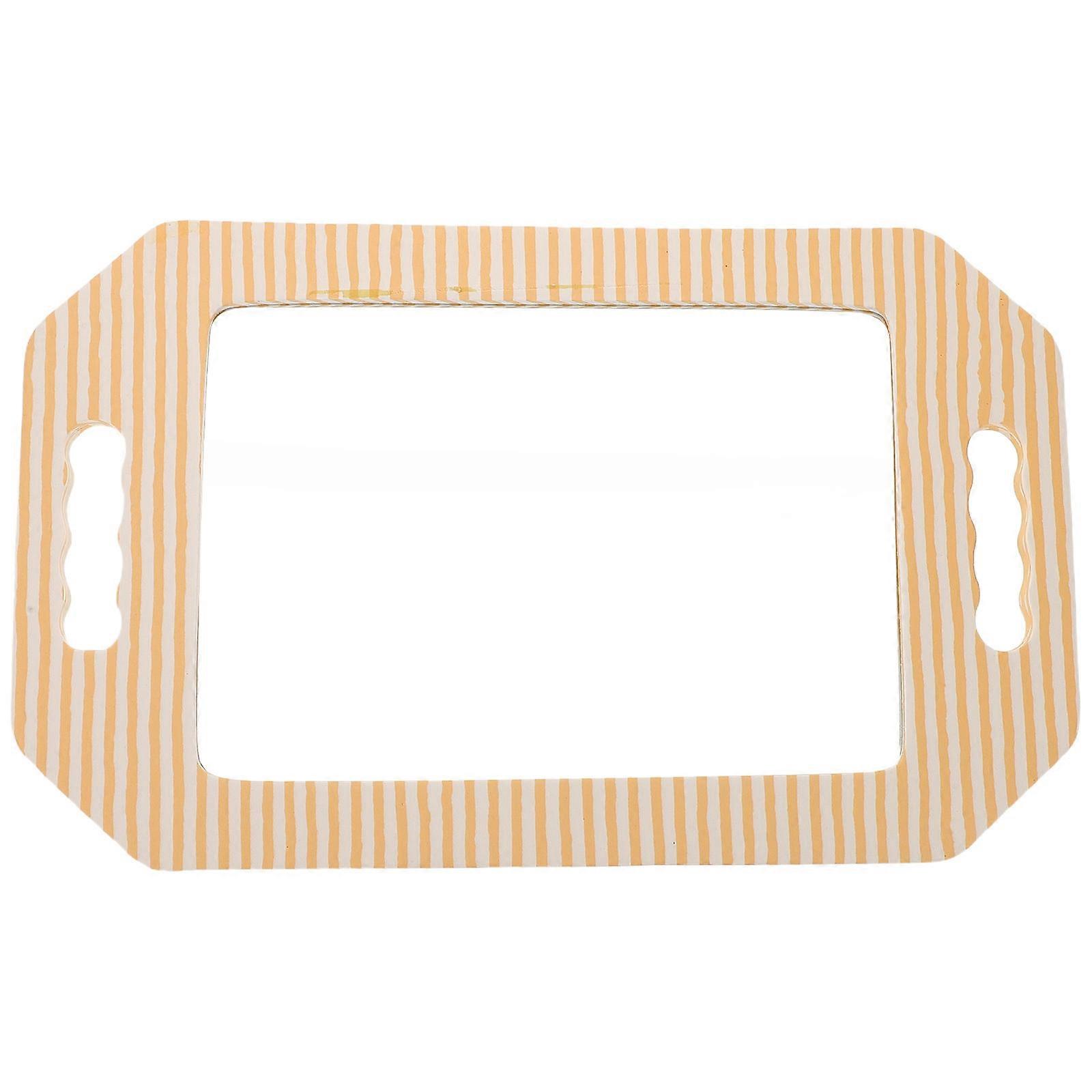 Foam Edge Hand Mirror for Barber Shop Use in 3Pcs Portable Set