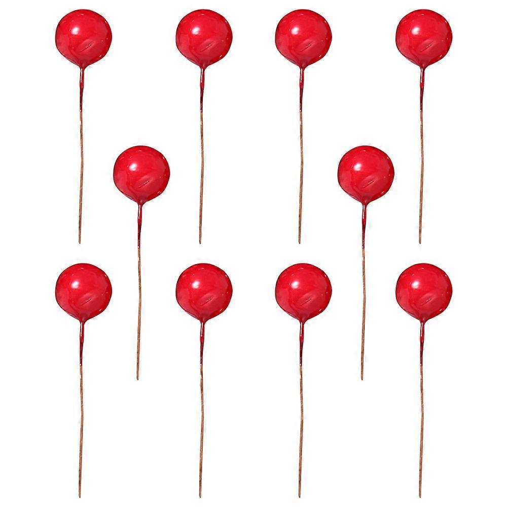 Christmas Berries Artificial Ornament for Decoration Use 600Pcs DIY Red Berries