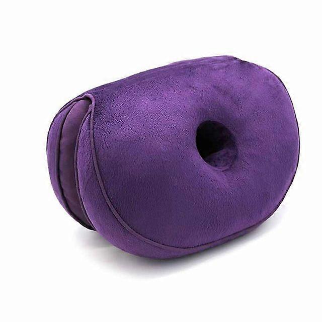 Multi-functional plush beautiful buttock cushion double-fold dual-use office cushion pillow can be stored