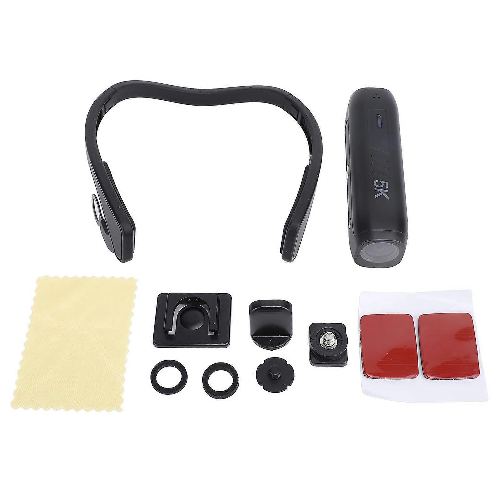 Head Mounted Camera 5K 30FPS 42MP Photos 120 Degree Lens Anti Shaking WiFi Connection APP Control Wearable Camcorder