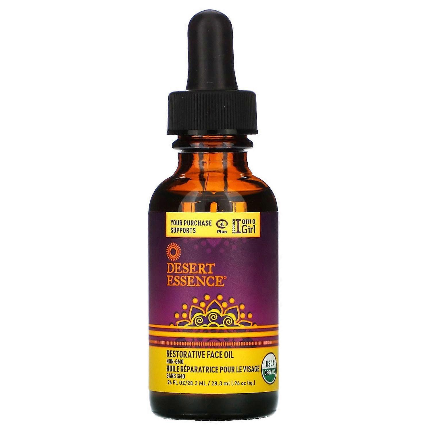 Desert Essence, Restorative Face Oil, .96 fl oz (28.3 ml)
