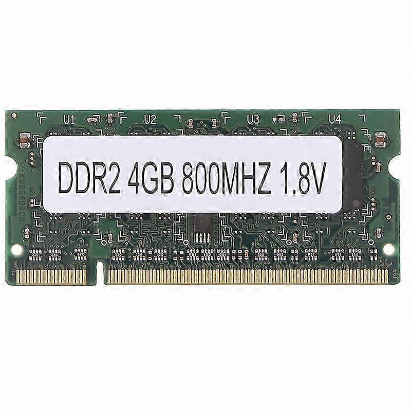 4GB DDR2 800MHz PC2-6400 SODIMM 200-Pin Memory Module for Laptop Computers