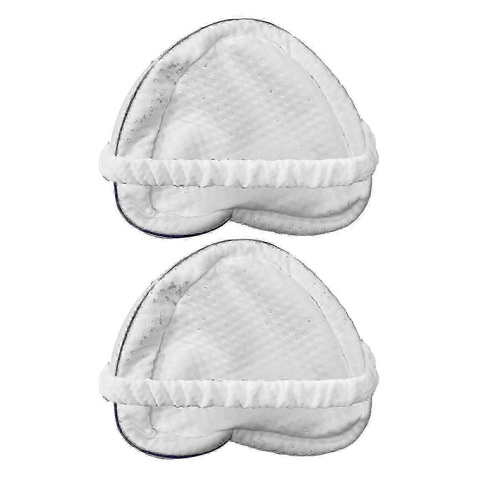 2pcs Knee Pillow Cover with Elastic Strap and Zipper, Soft Breathable Pillowcase