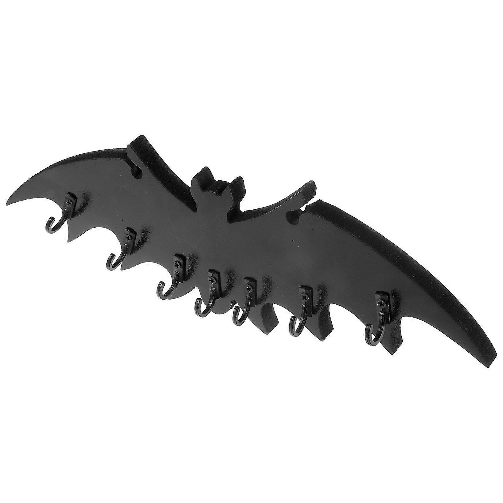 Coat Wall Rack for Home 4Pcs Black Gothic Bat Wall Hook Decorative