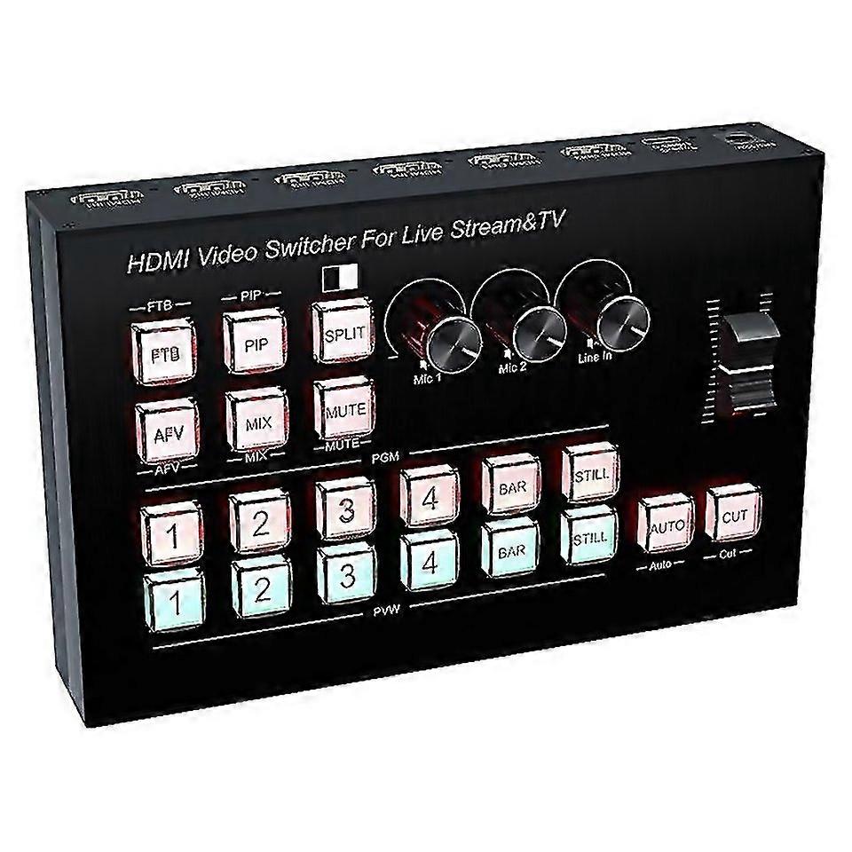 For 4 In 2 Out Hdmi Guide Switchboard Typec Capture Port Osd Display Game Switcher