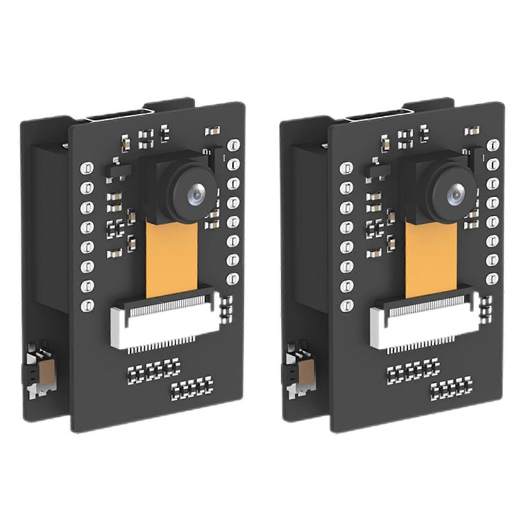 2X ESP32-S3 Wifi Camera Module AI Vision Module Support WiFi Video Transmission Face and Color Recognition Dual-Mode Kit