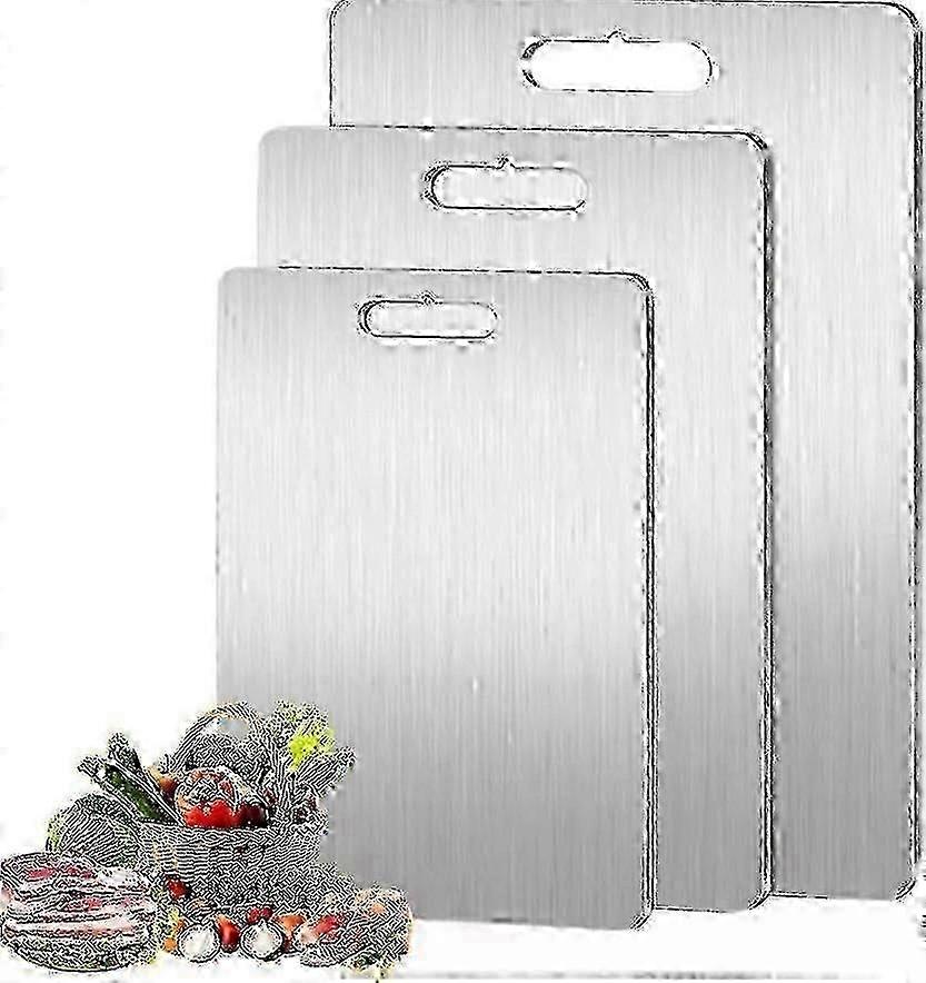 Doppelseitiges Titan-Schneidebrett Lebensmittelqualität Schneidematte & Serviertablett Tragbare Küche Hwy