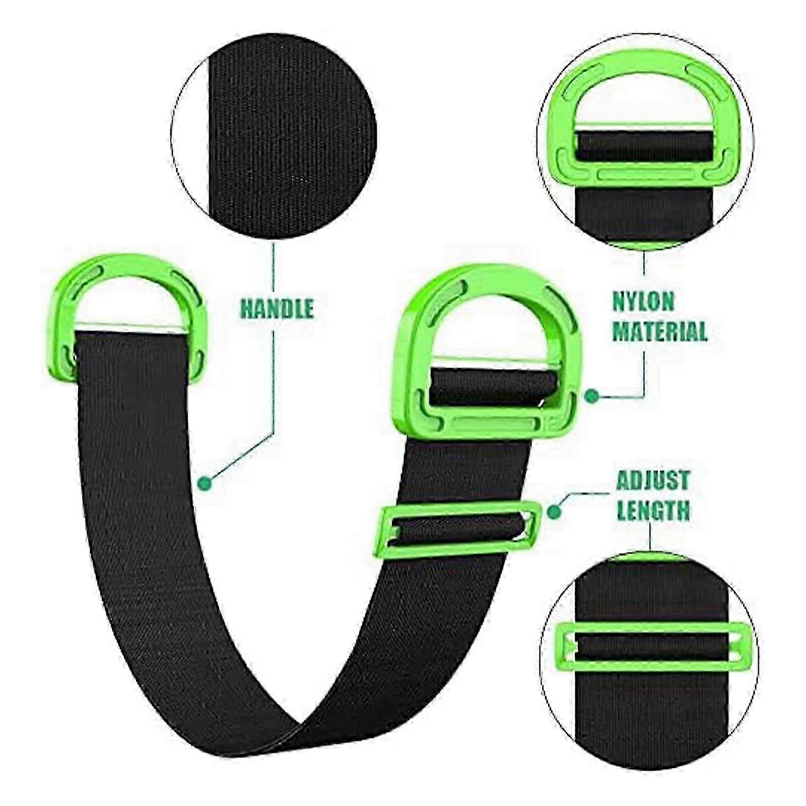 Adjustable Lifting & Carrying Straps: Retractable Handles for Single or Dual Use, Multi-Functional Strap for  Use