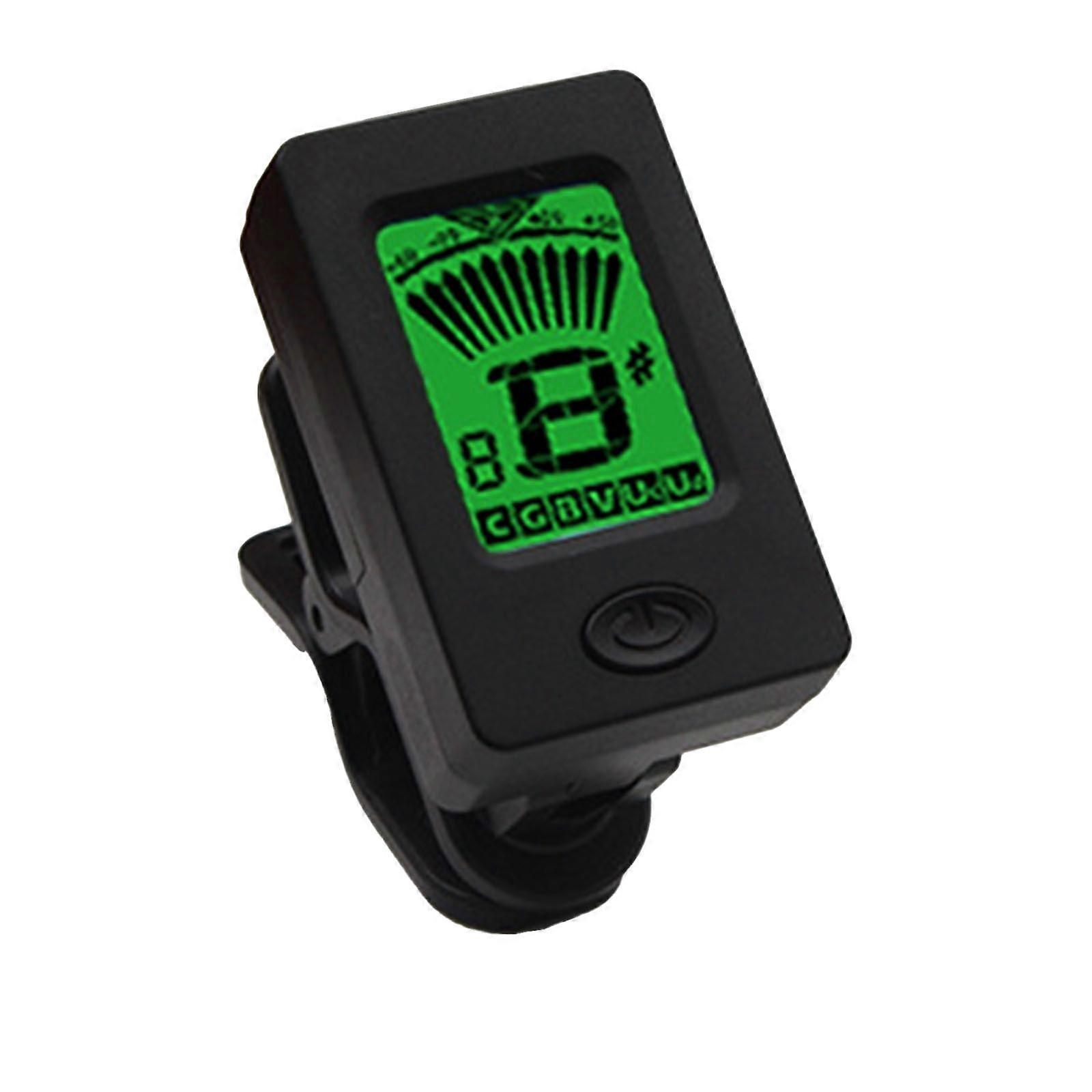 Guitar Tuners Clip On Guitar Tuner, Digital Guitar Tuner with LCD Display for Guitar, Bass, Violins, Stringed Instrument Multicolor
