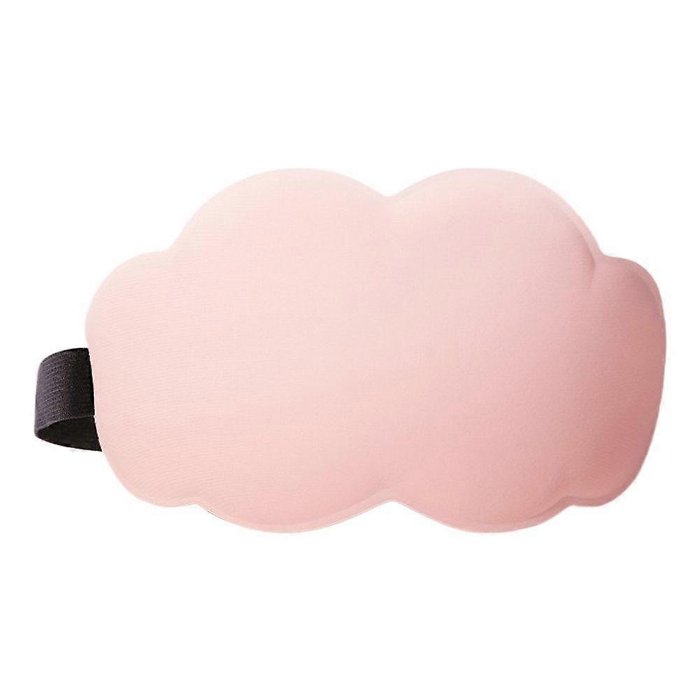 3D Contoured Sleep Mask for Enhanced Comfort Lightweight Pink and Black Foldable Design for Home Travel and Naps