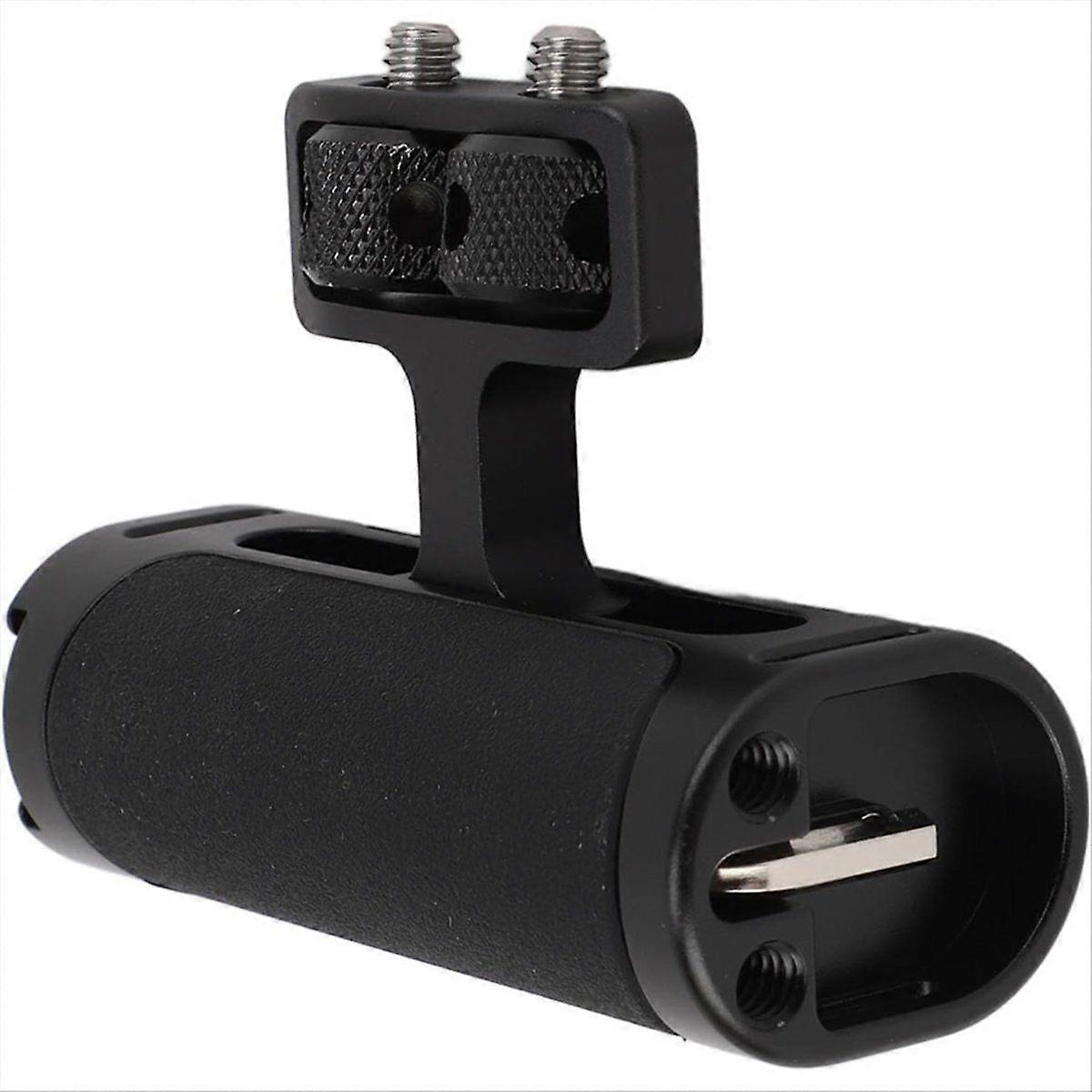 Up and Down Adjustable Left Right Handle Handgrip for Camera Cage Side Handle Grip with 1/4 Screw a