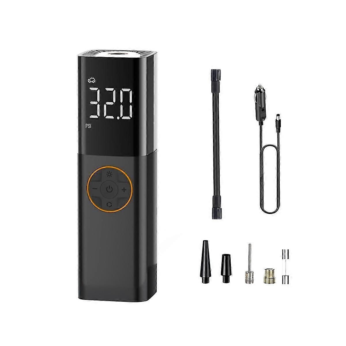 12v Car Inflator Pump Portable Handheld Wireless Charging Digital Display With Light Car Motorcycle