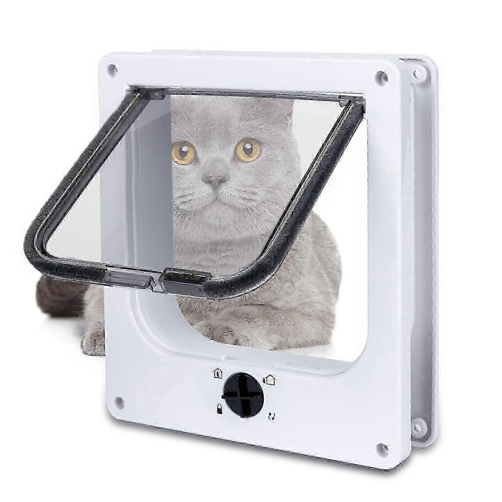 Weatherproof cat door 9x10.6-inch
