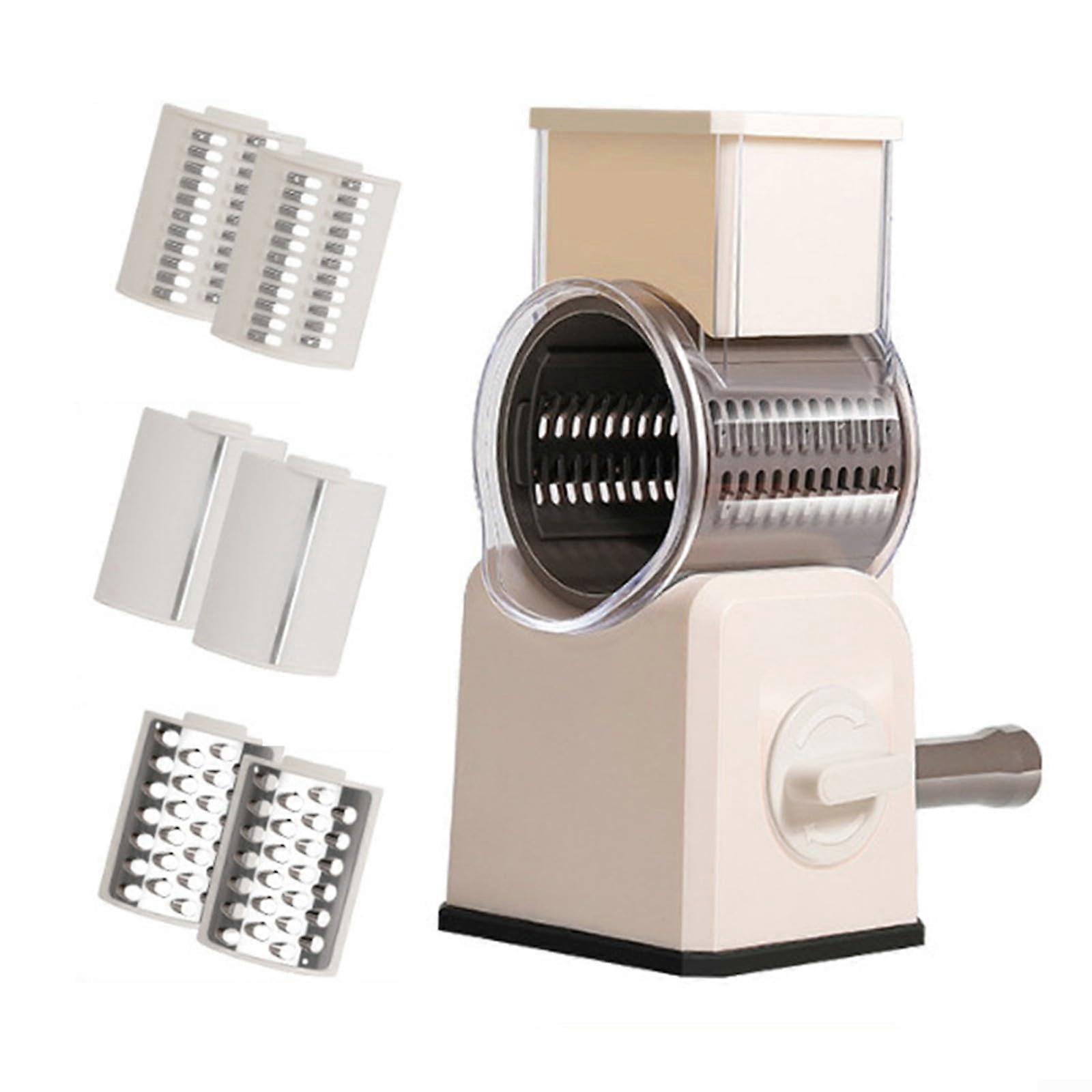 Manual Grater For Vegetables Without Electricity Or Batteries Gray Handheld Kitchen Shredder