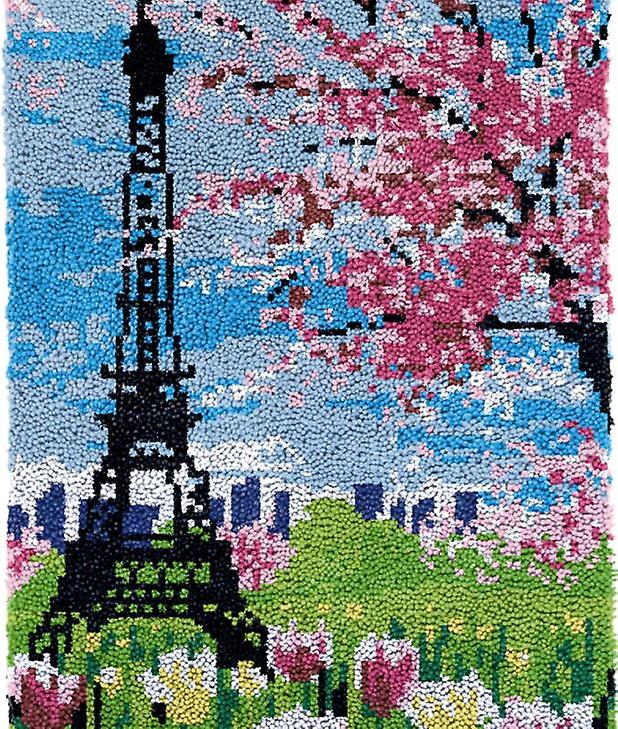 Effiel Tower Rug Latch Hooking Kit (58x85cm)