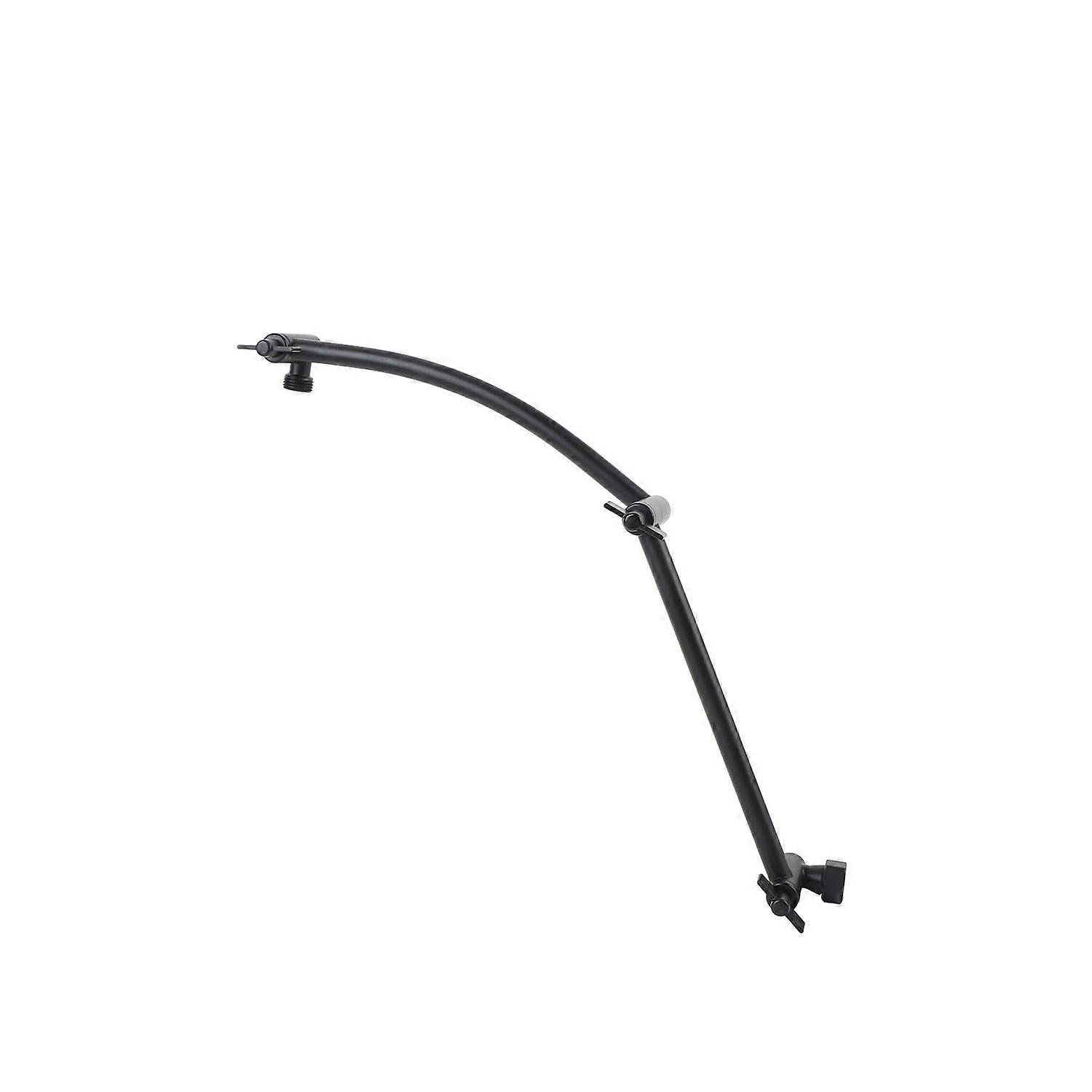 Shower Head Extension Arm Stainless Steel With 2 Locking Joints Long Lasting Adjustable Showerhead E