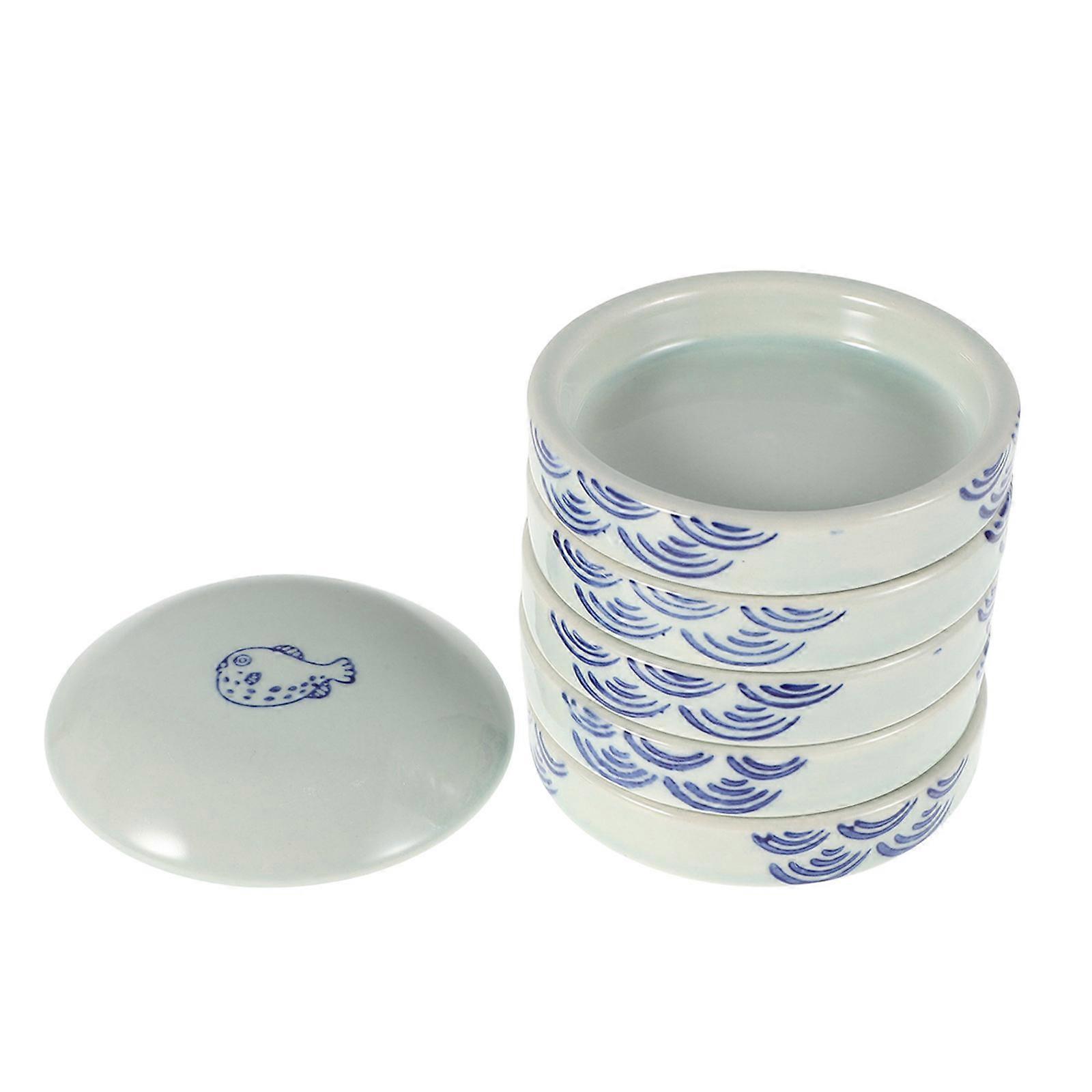 Watercolor Pigment Tray for Painting 5 Layer Stackable Ceramic Set