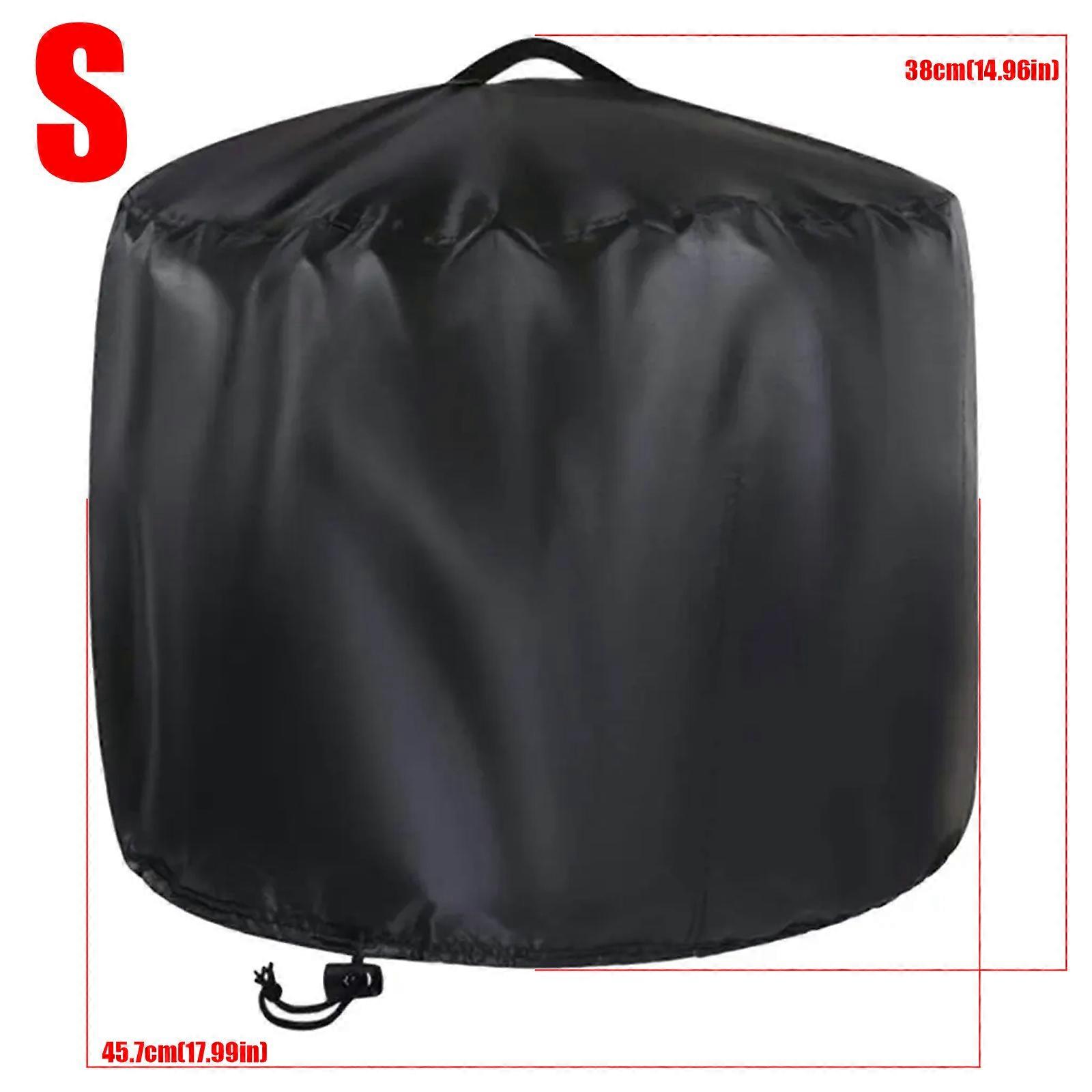 Practical Fire Pit Protectors Waterproof PVC Coating Windproof Drawstring Design Convenient Foldable Storage Solution  S