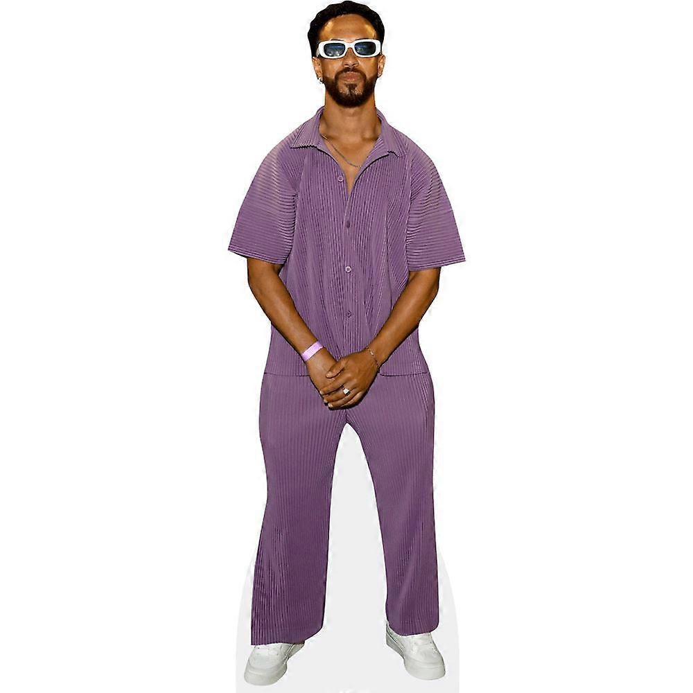 Sam Cox (Purple) Cardboard Cutout (lifesize OR mini size). Standee. Stand Up.