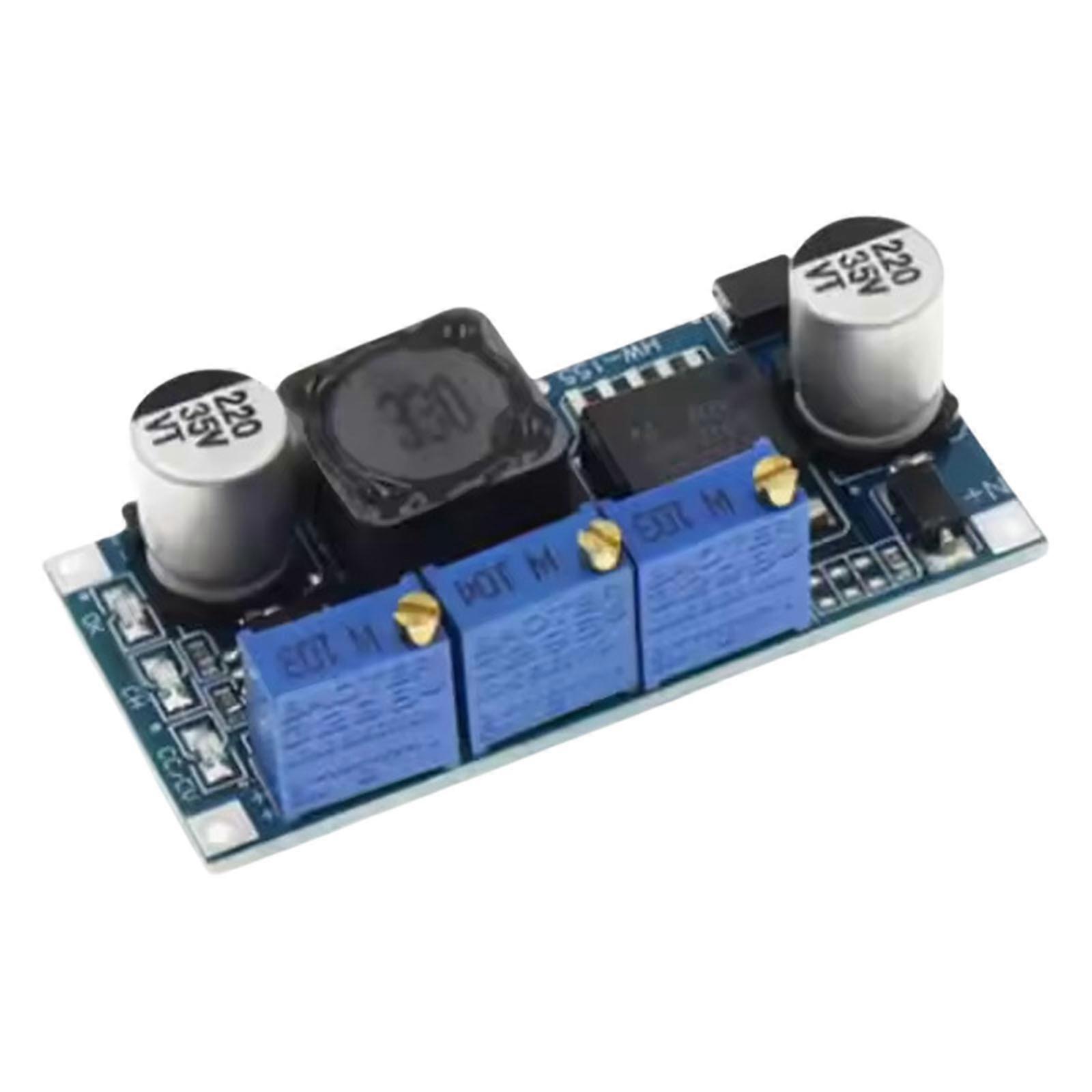 Adjustable Stepping Down Adapter Module 7-25V to 1.25-30V Power Supply Module Board Module Replacement for Car Power Multicolor