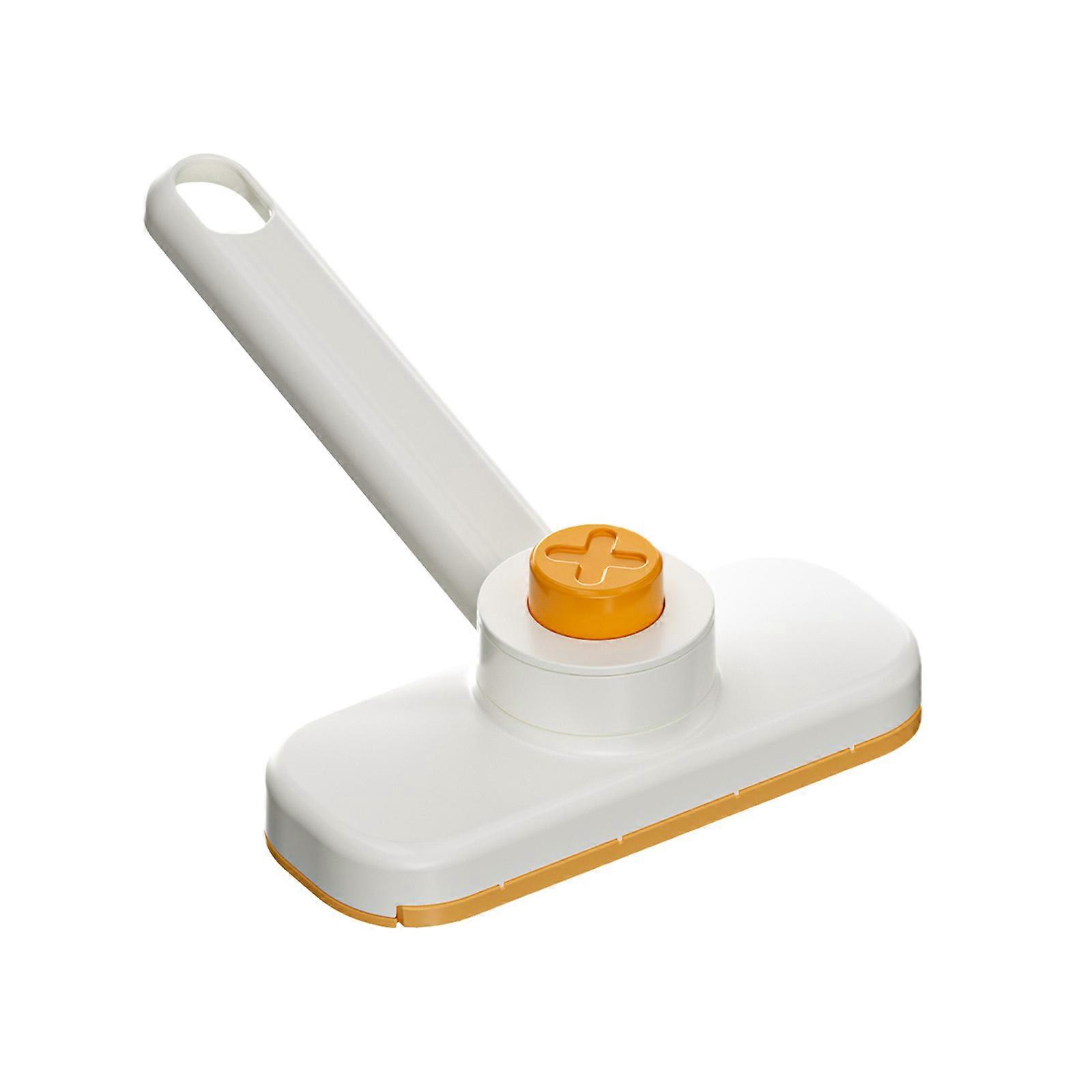 Durable ABS Disposable Mop Featuring 360 Rotation For Tight Space And Wipes Clamping Ergonomic Handle  Orange